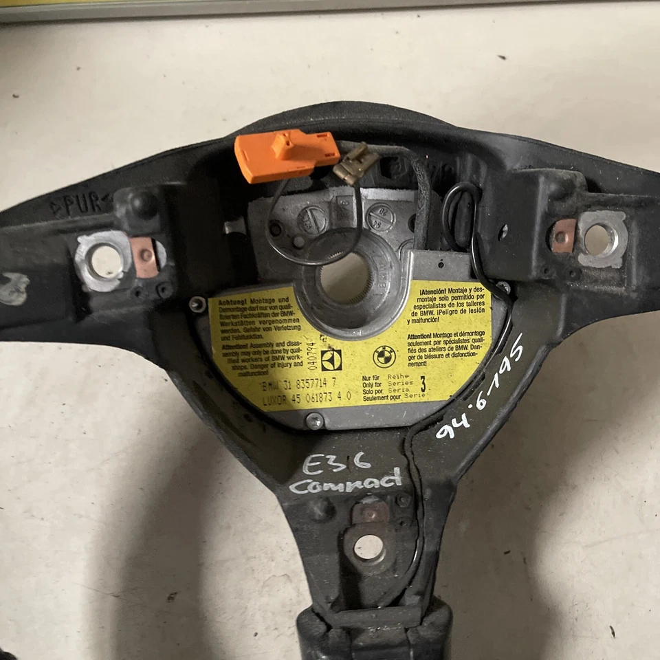 BMW E36 Z3 M Lenkrad Leder Lenker M Sportlenkrad 31 8357714 7 sehr selten - Bild 2 von 4