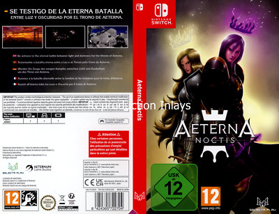 Aeterna Noctis 新品未開封 エテルナ・ノクティス switch Aeterna Noctis Switch Replacement Case | eBay UK