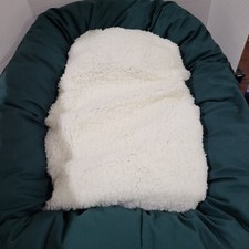 Pet Poly/Cotton Small Pet Bed for Dogs, Calming Dog Bed Washable, Small, Green