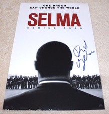 ACTOR DAVID OYELOWO SIGNED 'SELMA' 12X18 MOVIE POSTER W/COA MARTIN LUTHER KING