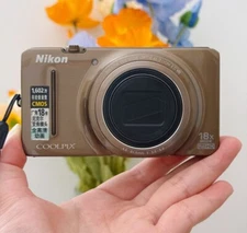 Nikon COOLPIX S9200 Digital Camera with 16MP 18x Optical Zoom HD 1080p Video