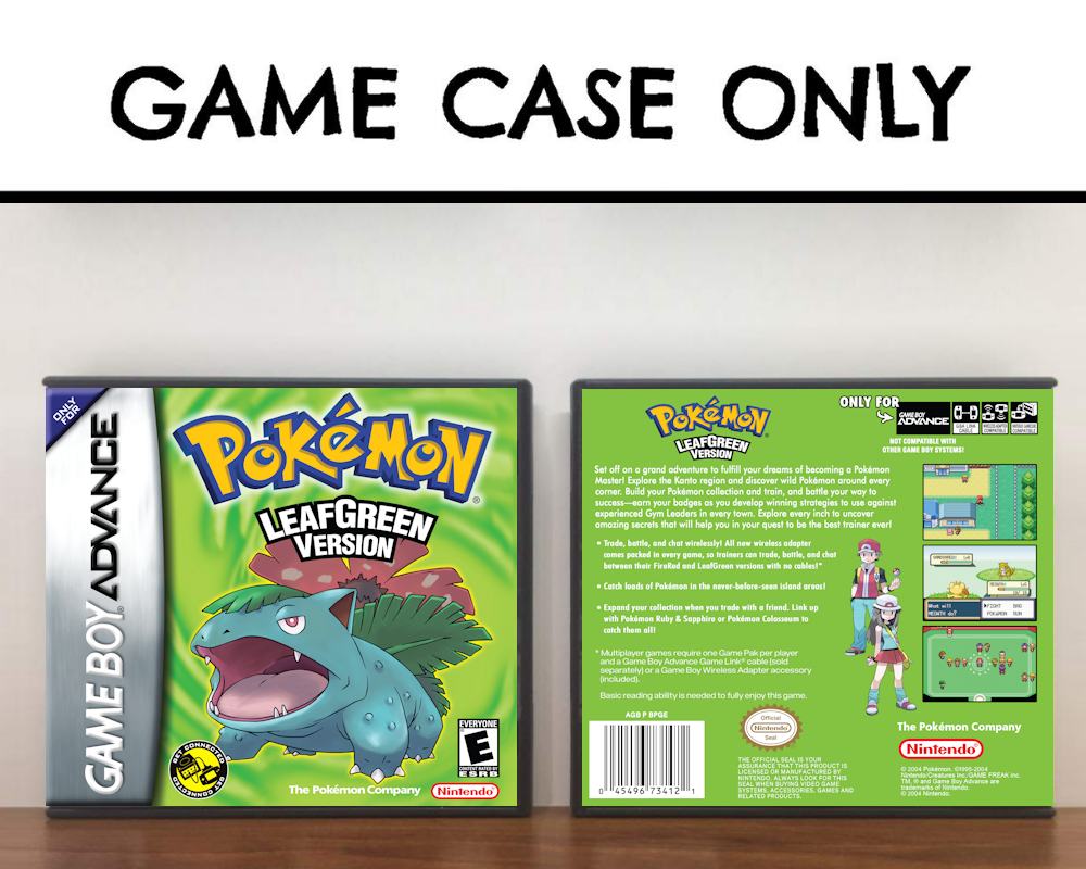 Game Boy Advance - Pokémon FireRed / LeafGreen - Pikachu (Menu