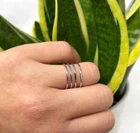 Multi Band Ring 925 Sterling Silver Band &Statement Ring Handmade Ring All size