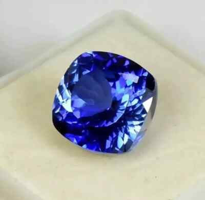 9.08 Ct AAA Natural Blue Sapphire Loose Cushion Cut Gemstone AAA Certified