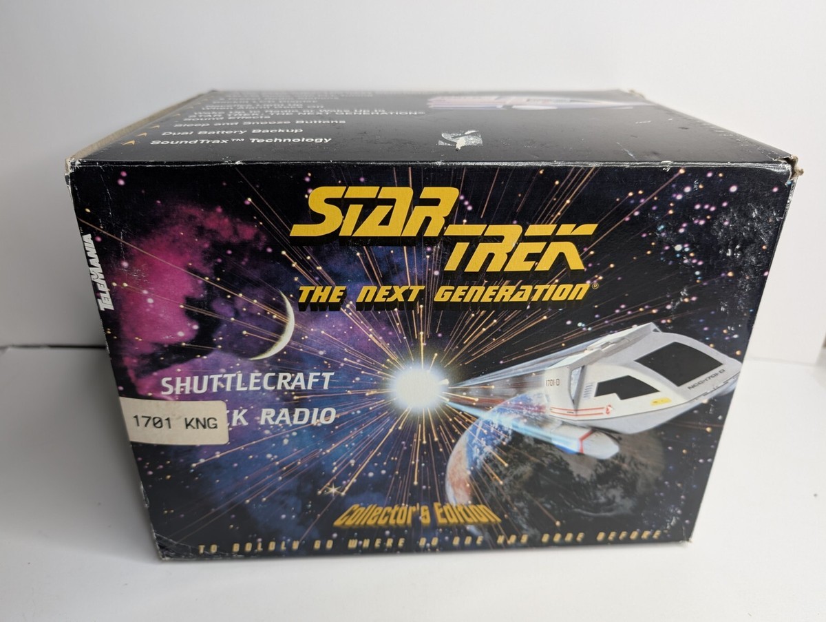 STAR TREK  TNG  シャトルクラフト クロックラジオ STAR TREK TNG シャトルクラフト クロックラジオ STAR TREK TNG