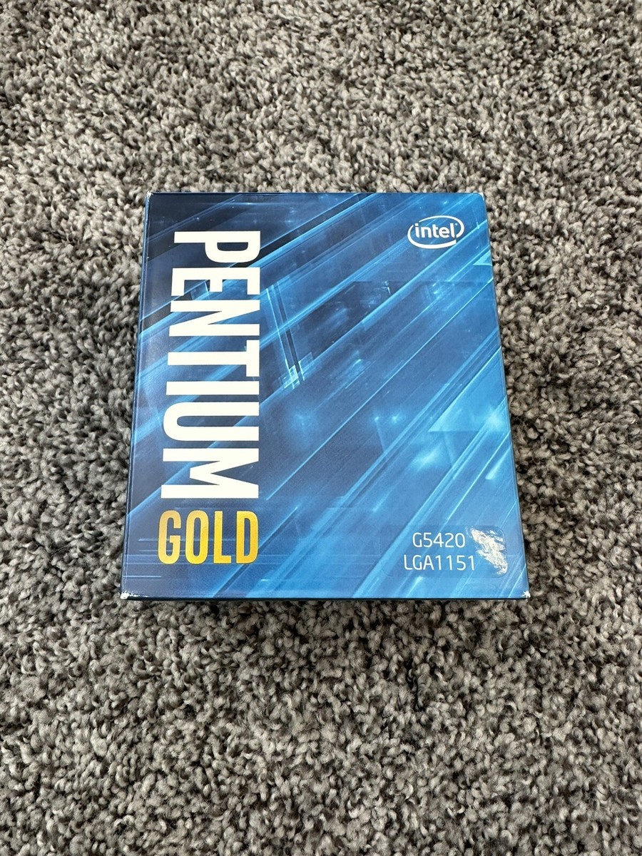 Intel Gold G5420 Pentium 3.8 Processor Core Dual-Core, 4 Intel Gold G5420 Pentium 3.8 Processor Core Dual-Core, 4