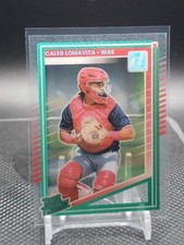 2025 Donruss Baseball Caleb Lomavita Clearly Donruss Nationals