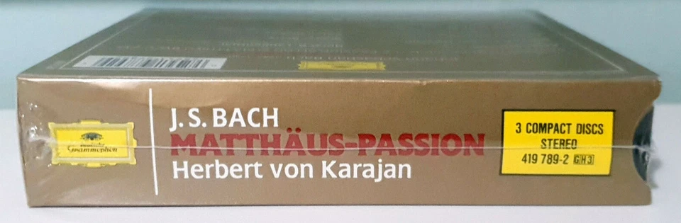 Johan Sebastian Bach Matthaus-Passion Herbert Von Karajan! ¡Nuevo sellado! Foto 3 de 4