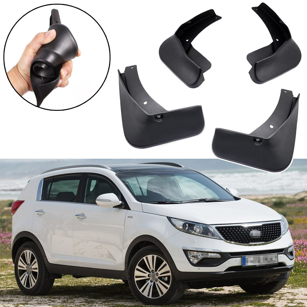 4 Mud Flaps Splash Guard Fender Car Mudguard for KIA Sportage 20112015