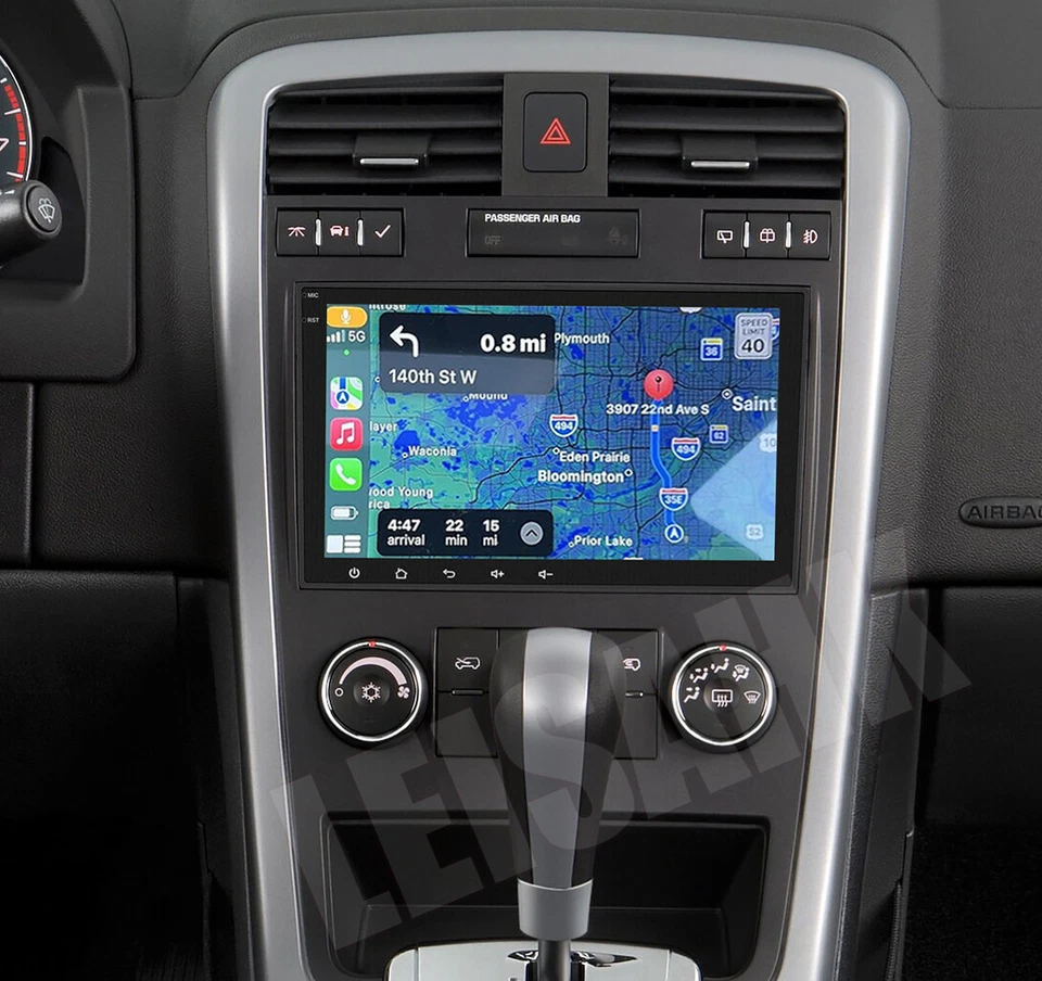 Para 2007 08 2009 Pontiac Torrent Rádio Estéreo Android 13 CarPlay GPS Navegação FM BT - Imagem 4 de 4