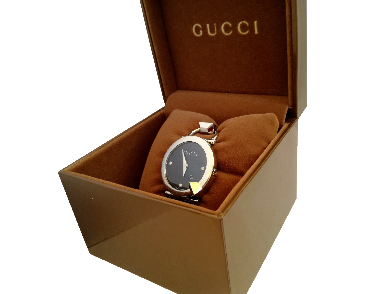 GUCCI 122.5 CHIODO COLLECTION Luxus Armband Uhr mit BOX in BOX / LADIES WATCH