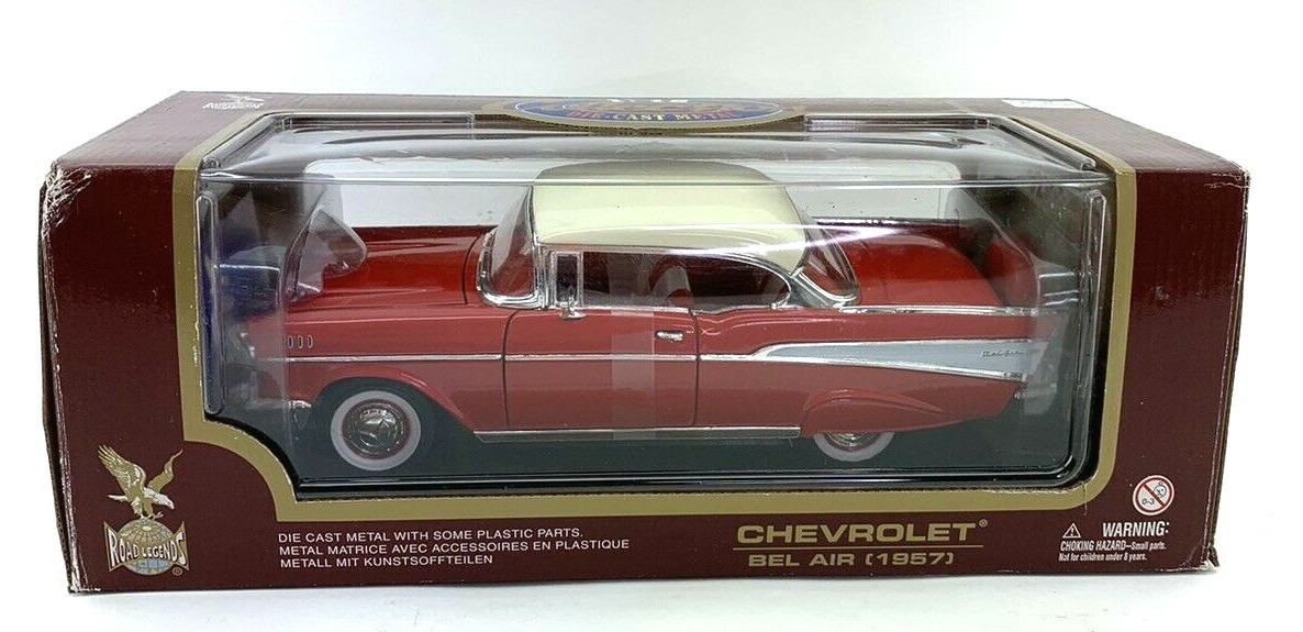1957 Chevrolet Bel Air Die Cast Road Legends 1:18 Scale