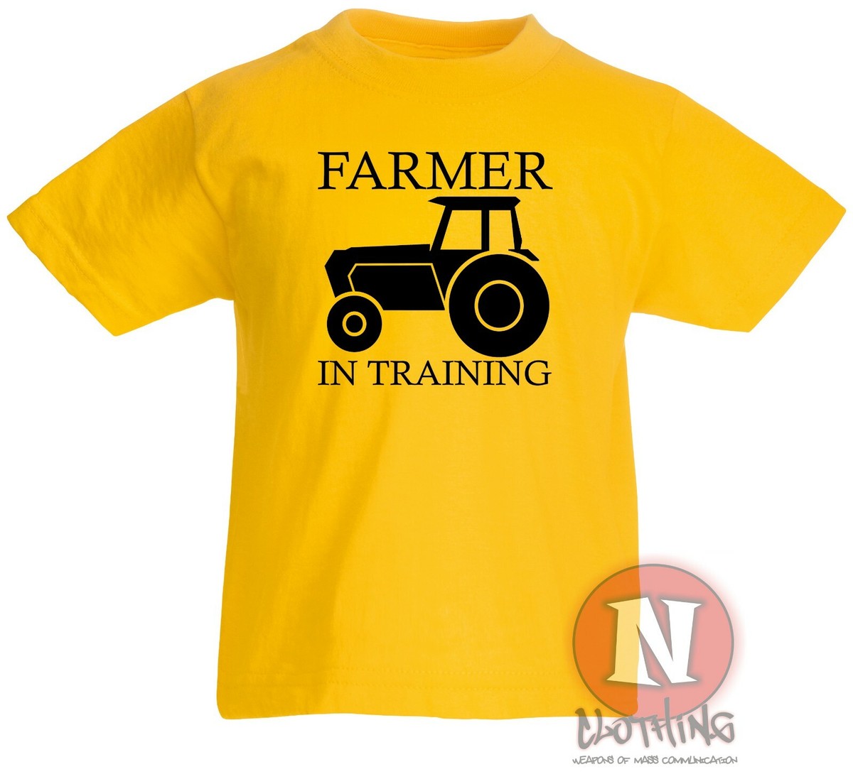 Farmer in training Children Kids t-shirt 3-13 years printed