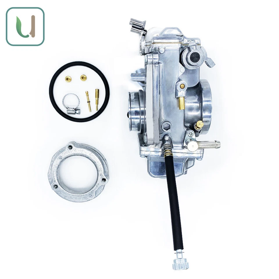 Nuevo carburador pulido HSR45 para Harley HSR 45 mm HD EVO TwinCam TM45 Stock en EE. UU. Foto 4 de 4