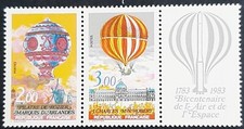 P2262A Bicentenaire de l'air et l'espace 1983 MNH luxe**