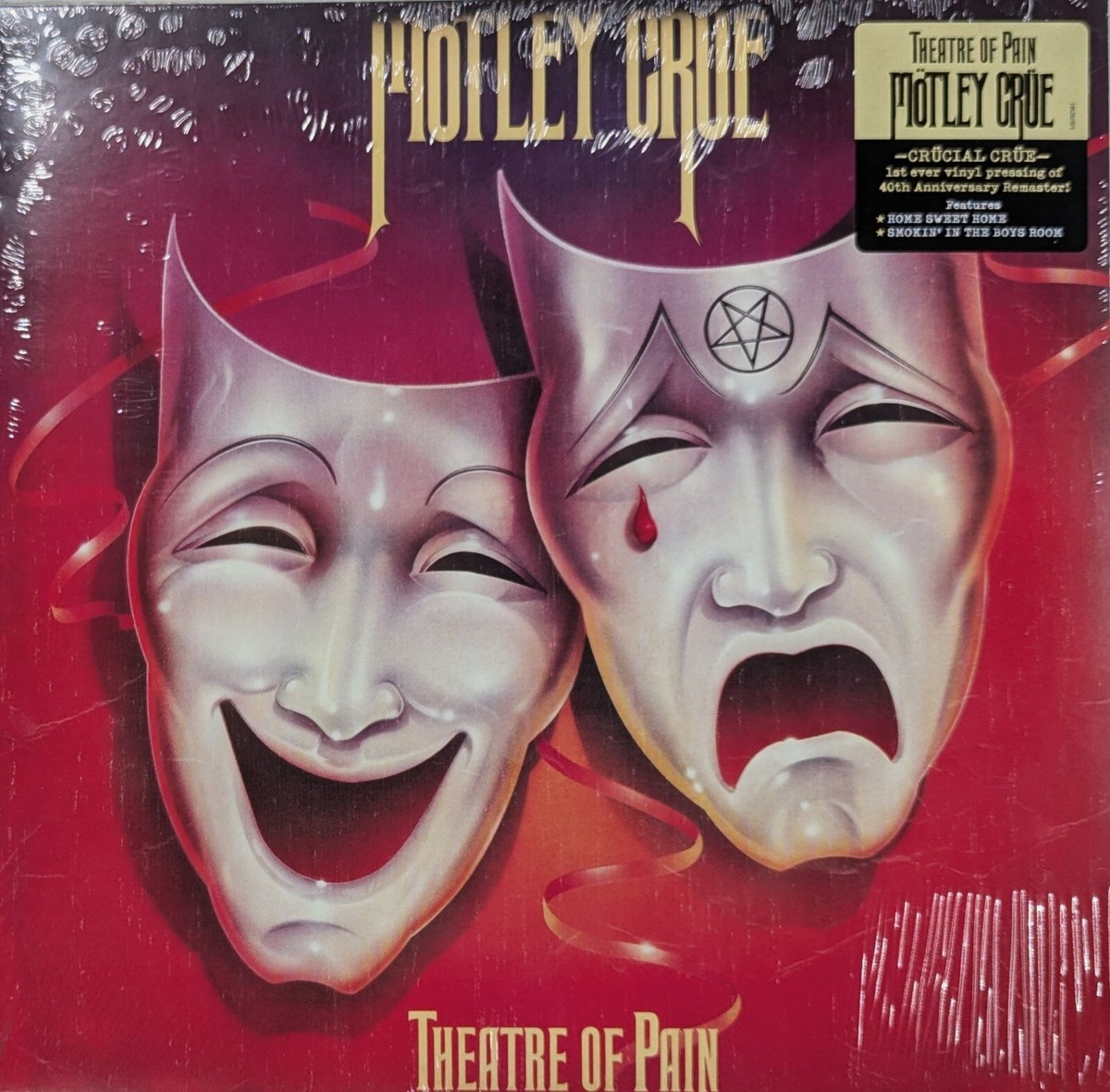 MOTLEY CRUE Theatre of Pain 40th Anniversary Remaster SEALED LP