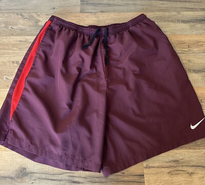 burgundy nike shorts mens