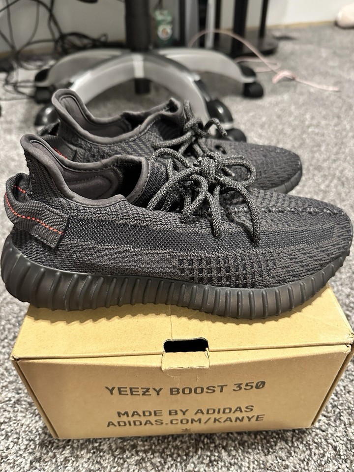 Adidas Yeezy Boost 350 V2 Low Black NonReflective US 5.5M eBay