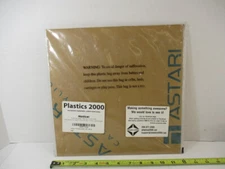 (1) Piece Acrylic Plastic TP Clear Sheet 12" x 12" x .118" New Old Stock New