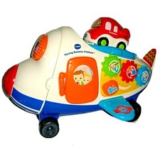 Vtech Go Go Smart Wheels RACING RUNWAY AIRPLANE w/Little ALEX 20 Sounds Music