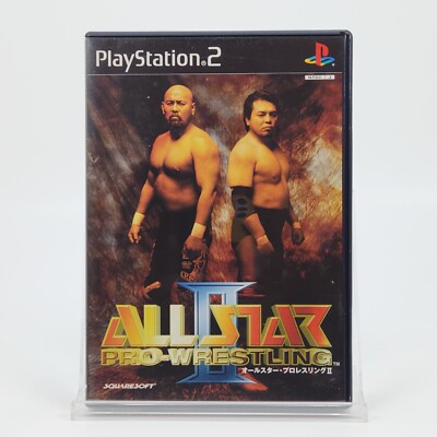 All Star Pro-Wrestling 2 II Playstation 2 Squaresoft Antonio Inoki Japan Import