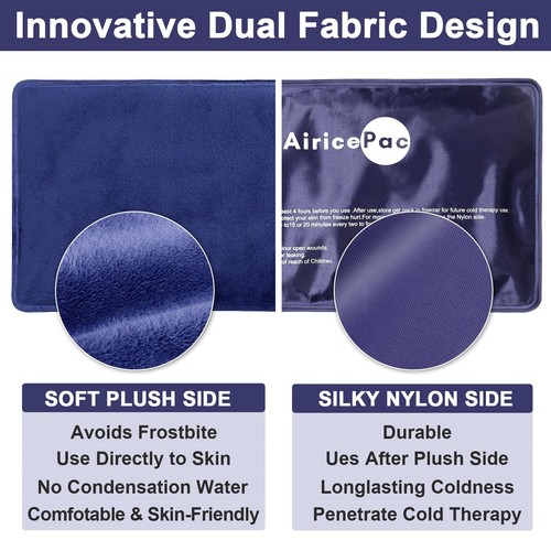 Ice Packs for Injuries Reusable, Gel Cold Pack for Knee Neck Shoulder Ankle E... - Picture 3 of 6