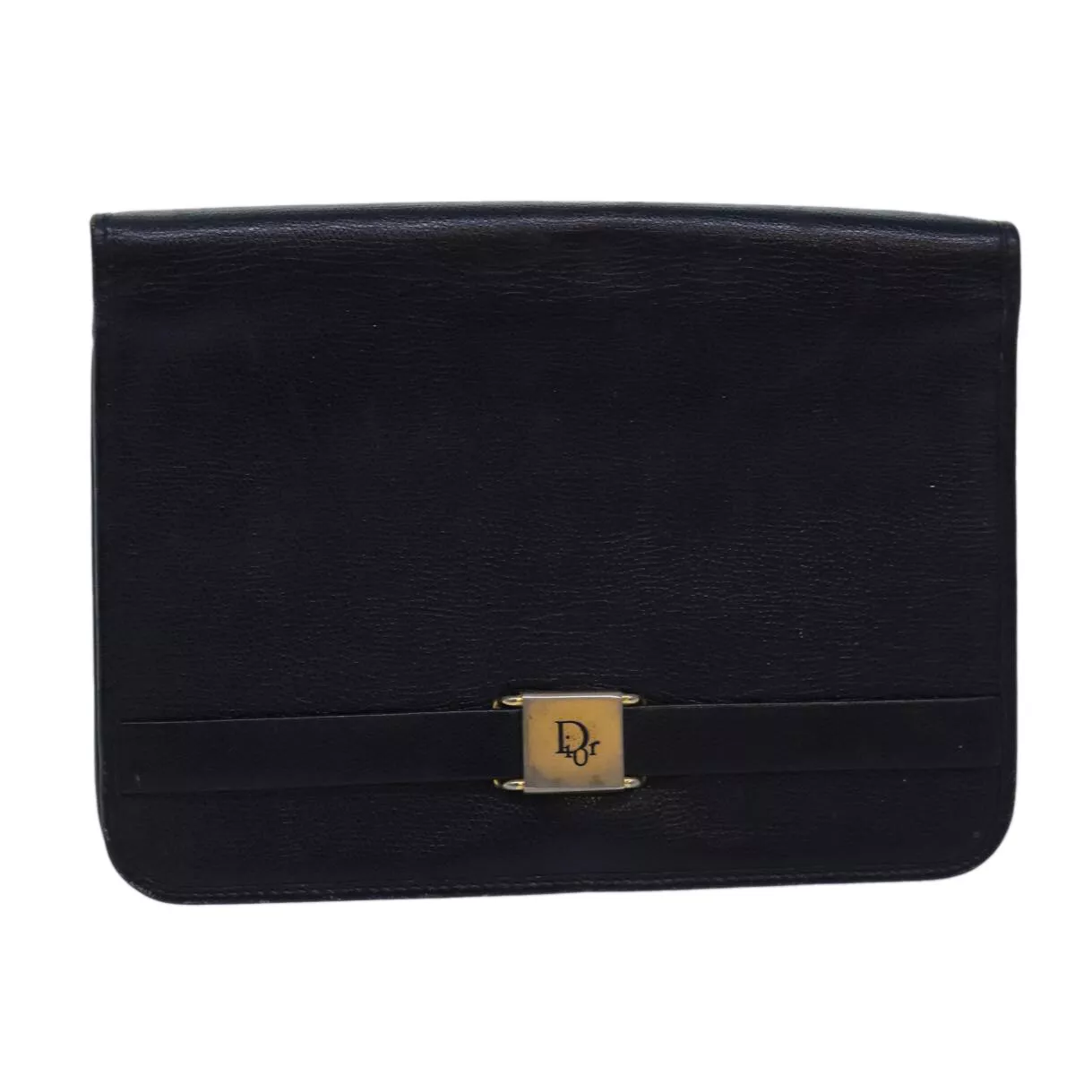 Sac bandoulière Christian Dior en toile nid d'abeille noir authentique bs15005
