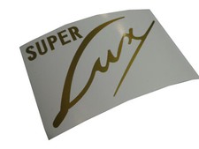 NSU Super Lux Schriftzug Aufkleber Sticker Abziehbild Logo Oldtimer Gold
