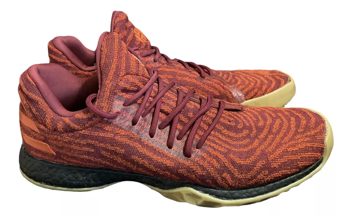Adidas James Harden LS PK Primeknit Burgundy Gum Originals Red CQ1400 Size  14 | eBay