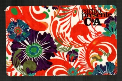 C & A ( Brazil ) Colorful Flowers ( 2011 ) Gift Card ( $0 )