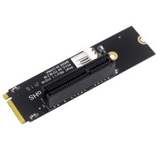 M.2 NGFF to PCIE X4 Expansion Card - PSU Power Cable and Header Adapter