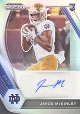 2021 Panini Prizm Draft Picks Football Draft Picks Autographs #305: Javon