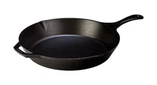 Lodge Cast Iron 13.25" Seasoned Skillet, Black