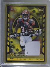 2018 Panini Elements Radioactive Rookie Materials Gold 12/99 Mark Walton 0l1