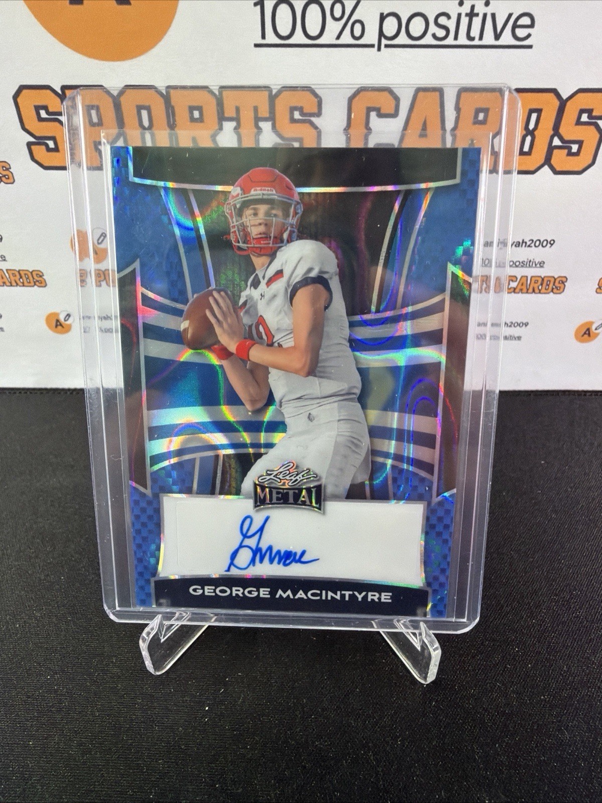 George MacIntyre 2025 Leaf MetalAuto /12 Tennessee Autograph
