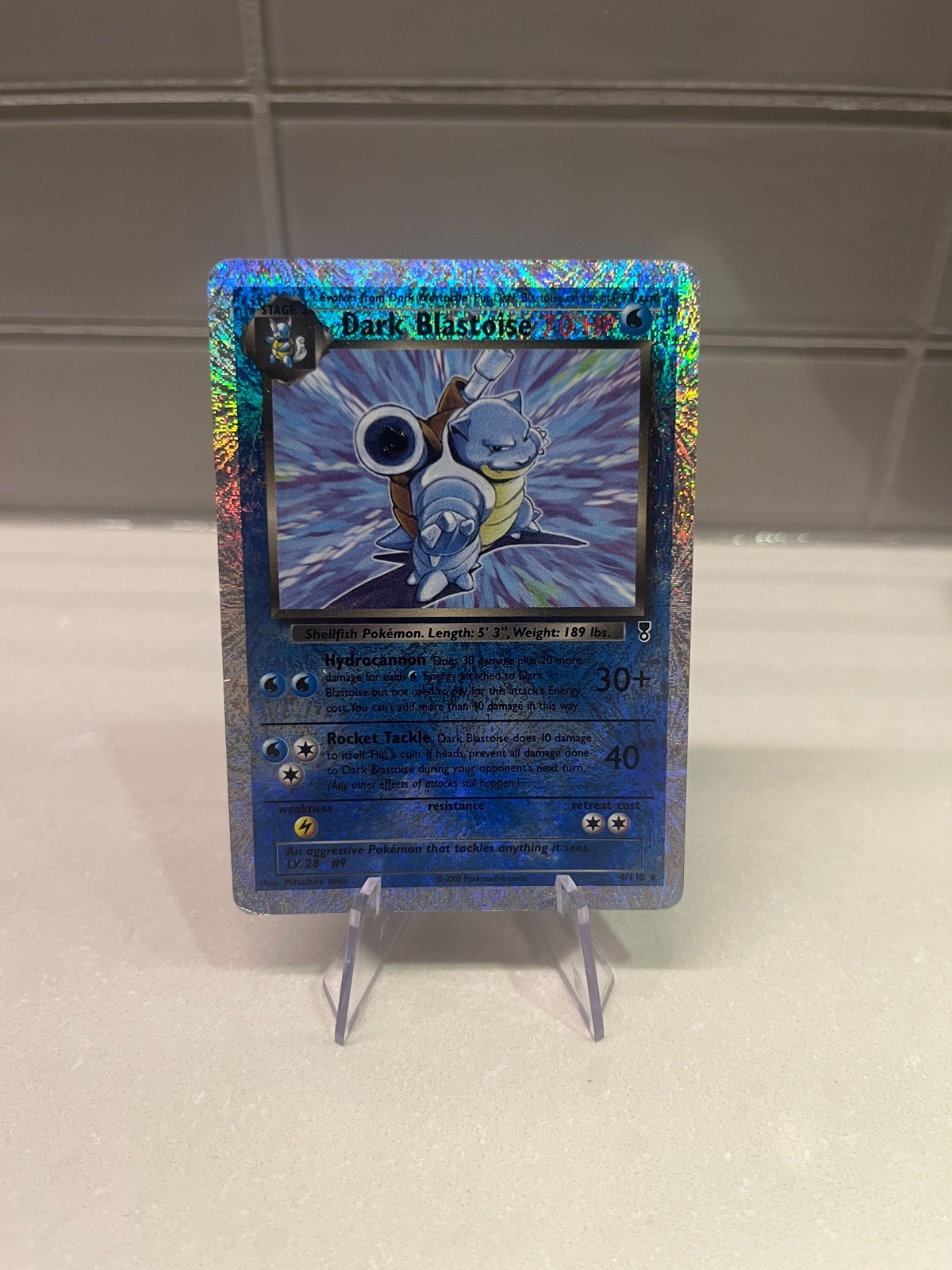 Dark Blastoise 4/110 Holo Legendary Collection Pokemon Card HP