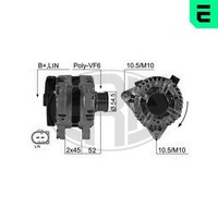 Era Lichtmaschine Generator Lima 210426A FüR Max WA6 150A Mondeo Ford BA7 14V 4