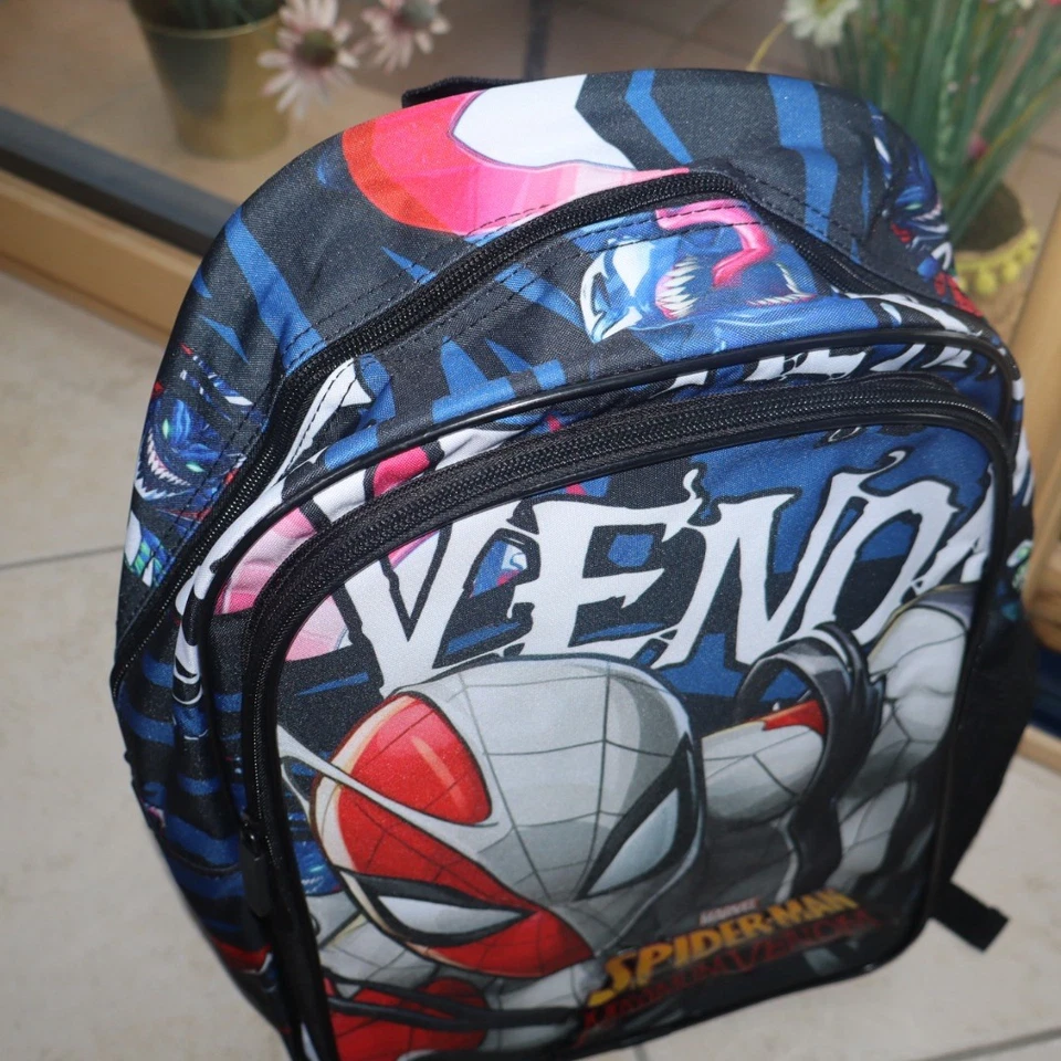 Sac à dos Marvel spider-man maximum venom enfant école cartable NEUF  - Photo 3/4