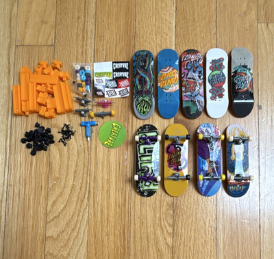 Tech Deck Fingerboard Lot Santa Cruz Creature Decks Ramps Parts Accessories