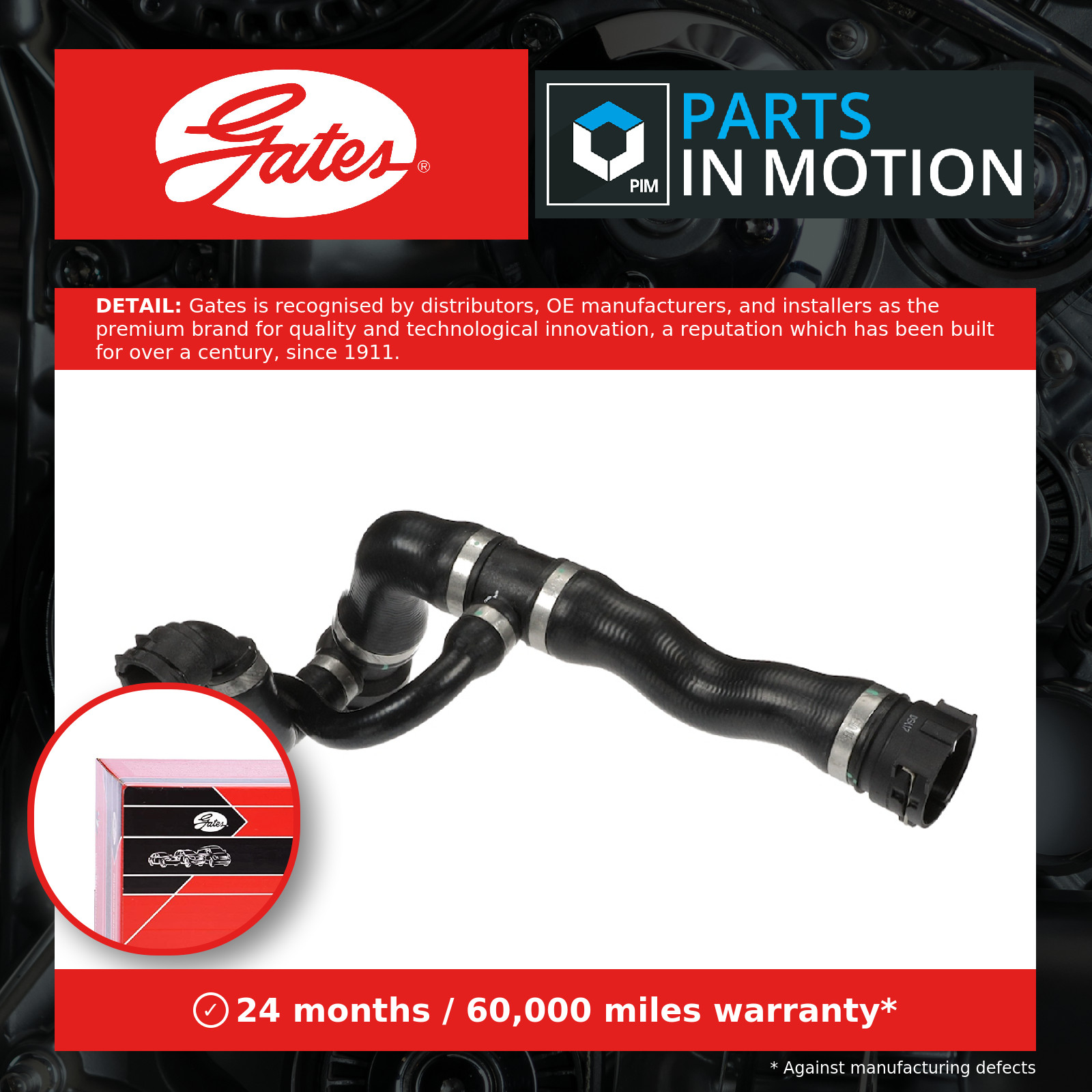 4x ✅Fits GATES-PRZEWODY 05-2357 RADIATOR JOSE ⭐UK Seller⭐ - Image 12