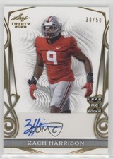 2023 Leaf Trinity White Gold 34/50 Zach Harrison #BA-ZH1 Auto 0l2