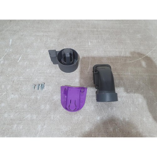 Grau & Lila Schlauchverbinder Aufsätze mit Schrauben für Bodenstaubsauger