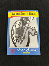 FIDEL CASTRO RARE 1992 NEW FRONTIER DARK HORSE COMICS WORLD SERIES BASEBALL CARD