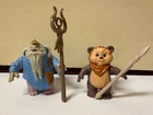 Star Wars Ewoks Kenner Cartoon Wicket W Warrick and Logray Action Figure Lot