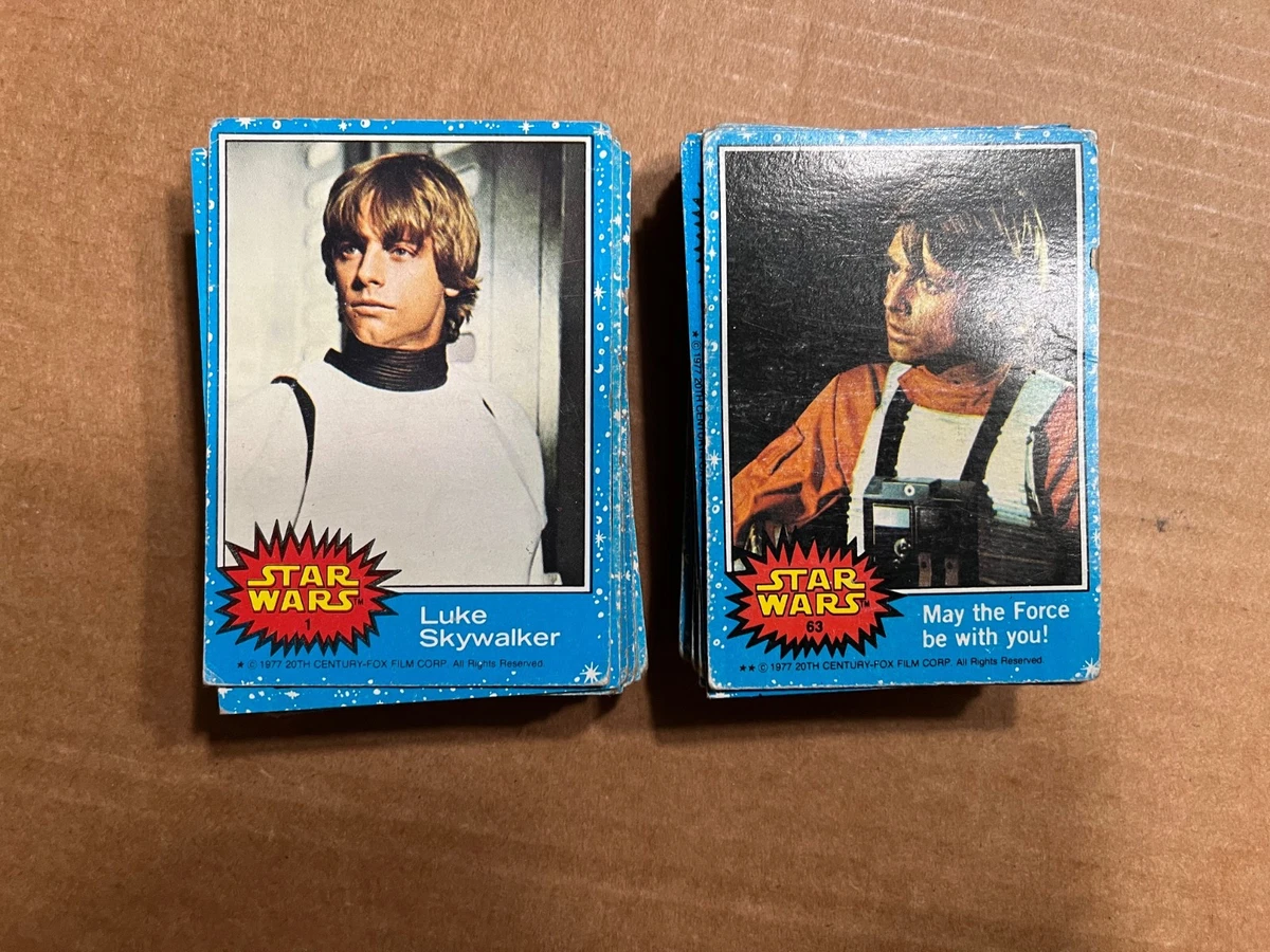 Luke Skywalker Star Wars-Series 1 (Blue) Trading Cards for sale | eBay