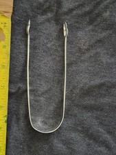 American Antique Colonial Coin Silver Spoon Sugar Tongs Nips
