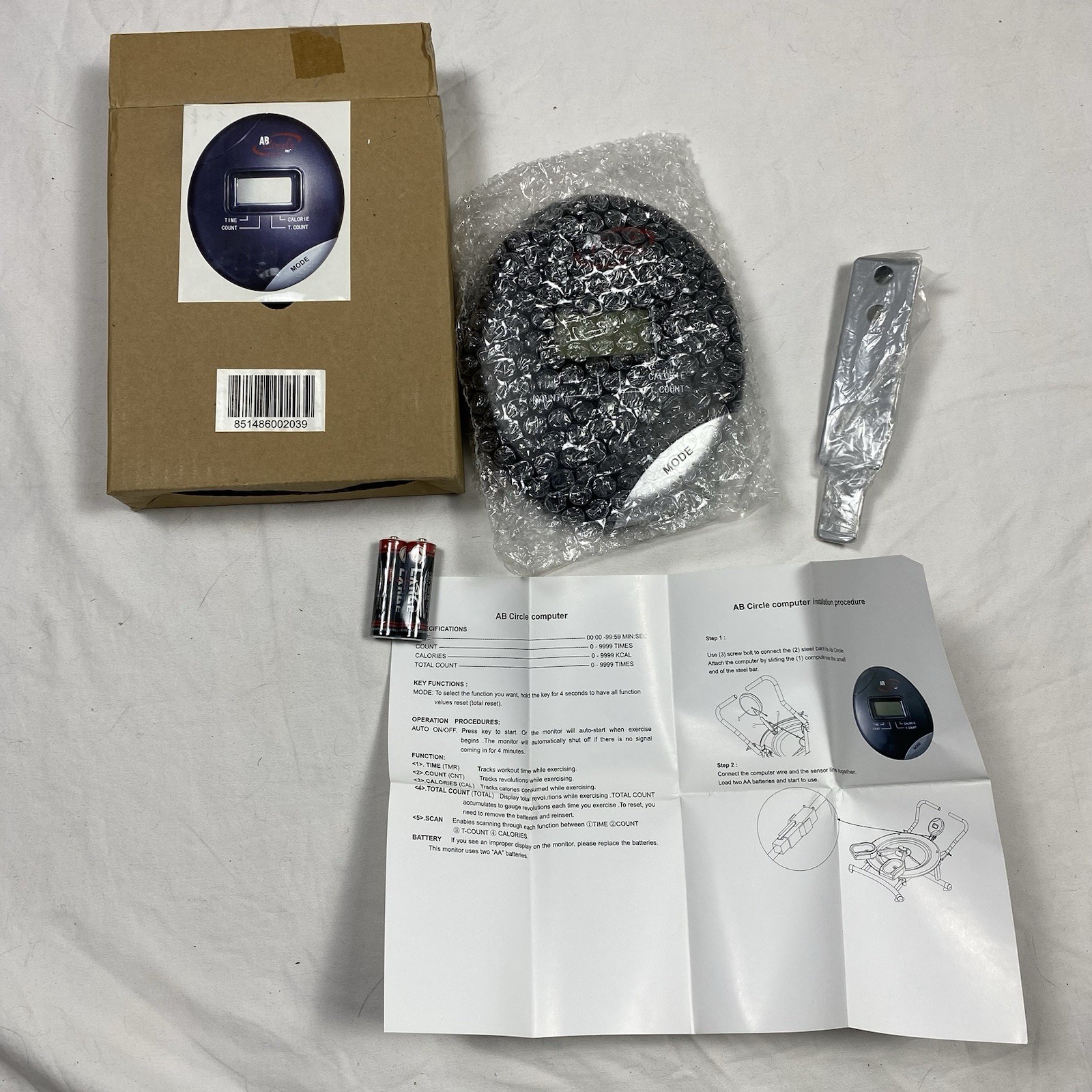 New AB Circle Pro Monitor Computer Calorie Counter Sensor Genuine OEM Parts