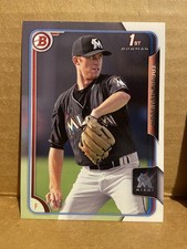 Travis Neubeck #78 2015 Bowman Draft Marlins