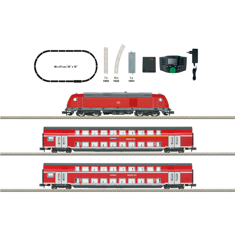 Coffret de démarrage digital DB AG Ep. VI avec train express régional Märklin HO