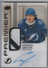 Conor Geekie 2024-25 Upper Deck Premier Rookie Patch Auto #/99